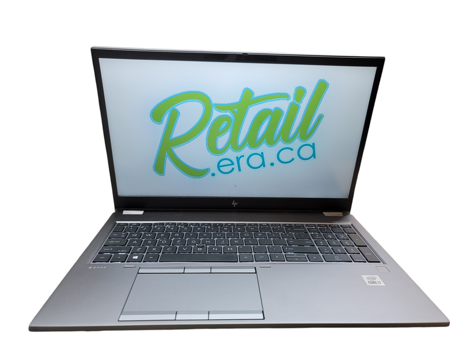 HP ZBook Fury 15 G7 i7-10750H 16GB DDR4 Quadro T1000 w Max Q 256GB NVMe READ