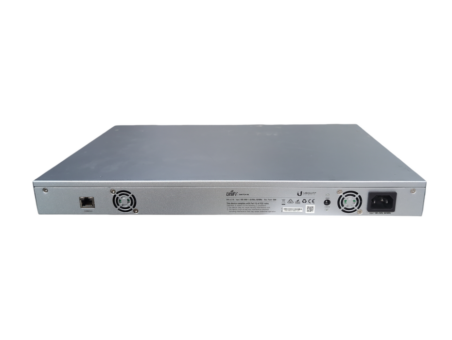 Ubiquiti Networks UniFi US-48 48-Port Rack Mountable Gigabit Switch, READ