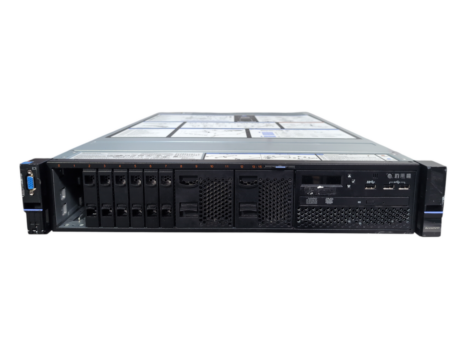 Lenovo System X 3650 M5 8x 2.5", Xeon E5-2680v3, 32GB DDR4, M5210, No HDD