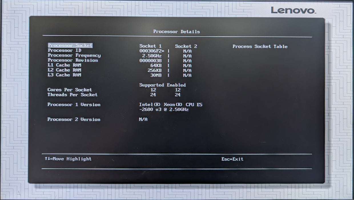 Lenovo System X 3650 M5 8x 2.5", Xeon E5-2680v3, 32GB DDR4, M5210, No HDD