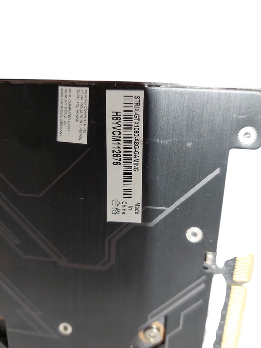 ASUS Strix ROG GTX 1080 Strix-gtx1080-A8G-Gaming 8GB GDDR5