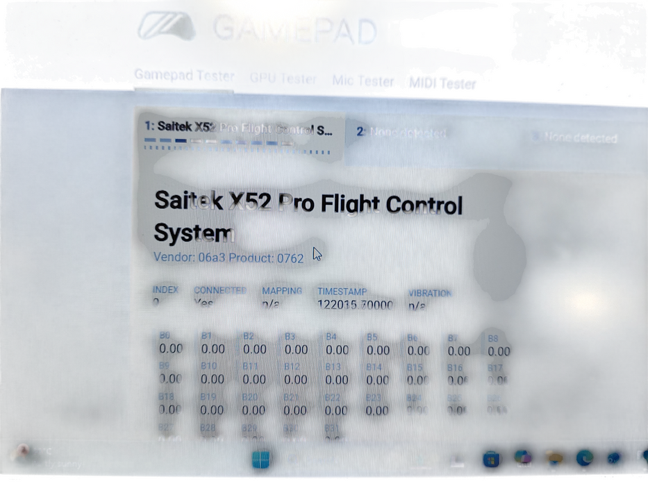 Saitek X52 Pro Flight Controller & Joystick Combo Gaming Flight Simulator