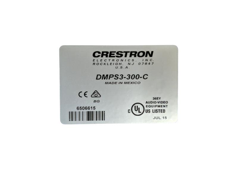 Crestron DMPS3-300-C 3-Series Digital Media Presentation System