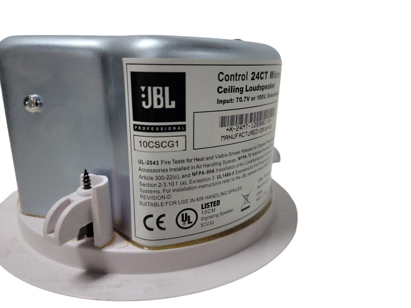 Pair of JBL Control 24CT 4-Inch Background/Foreground Ceiling Speaker