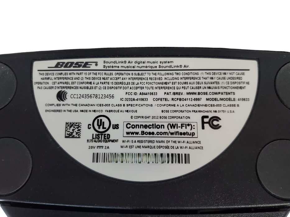 Bose SoundLink Air Digital Music System *READ*