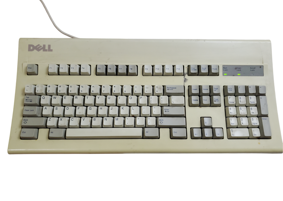 Vintage Dell PS/2 Keyboard Model AT101