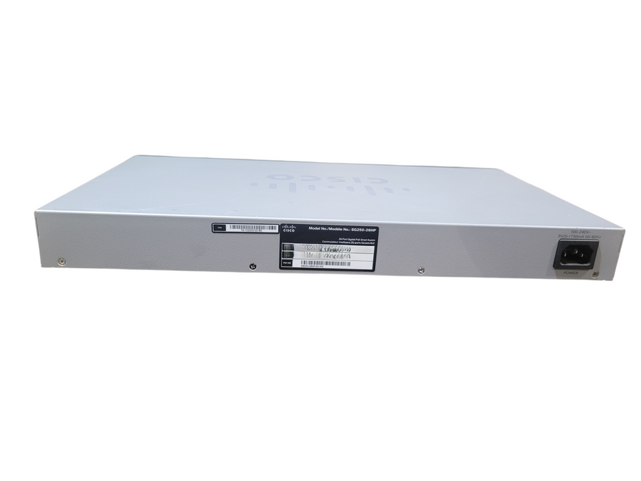 Cisco SG250-26HP 26-Port Gigabit PoE Smart Switch Black