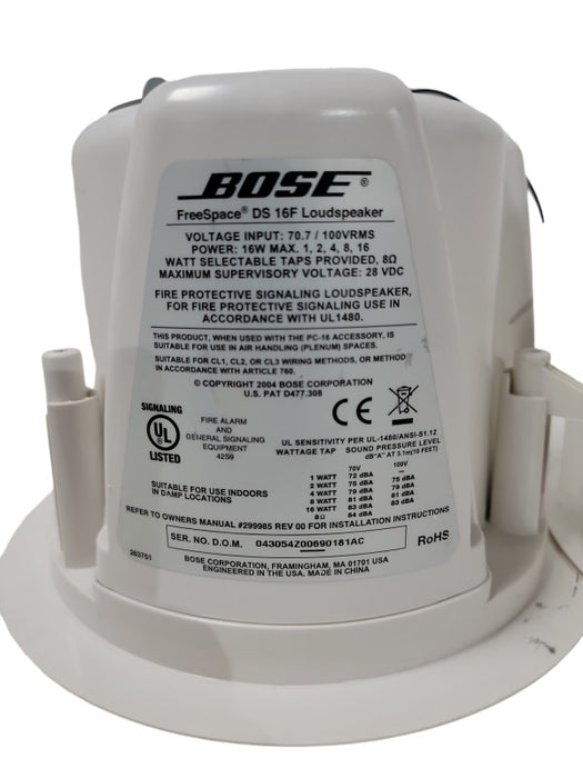 Pair of BOSE FreeSpace DS16F Loudspeaker
