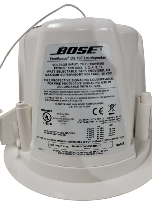 Pair of BOSE FreeSpace DS16F Loudspeaker