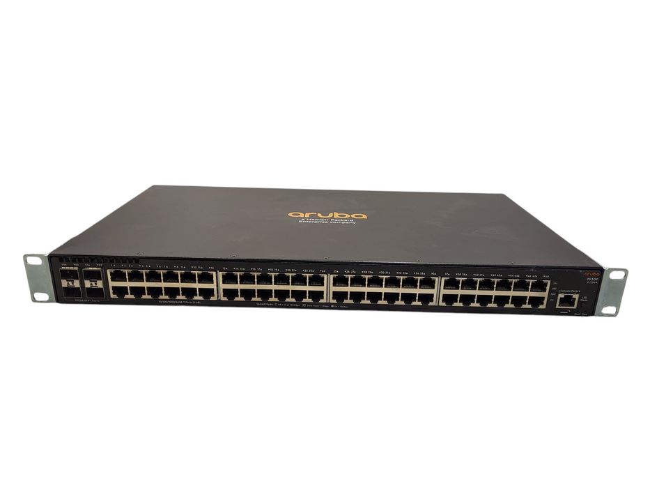 HP Aruba 2930F 48-Port Gigabit Ethernet Managed Switch JL254A w/ Rack Ears