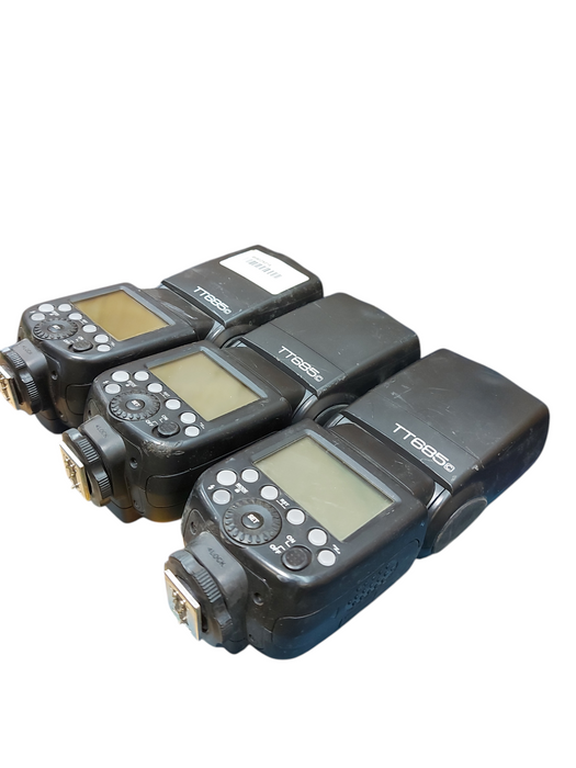 Lot 3x Godox TT685C II Flash for Canon Cameras