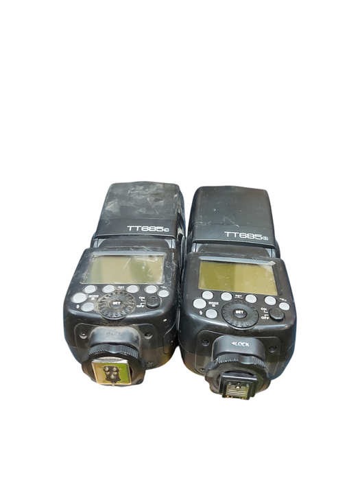 Lot 2x Sony and cannon  Godox TT685 Camera Flash