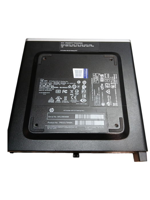 HP ProDesk 600 G5 USFF w/ Intel i5-9500T 8GB RAM No HDD/SSD/NVME