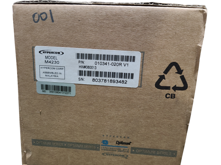 Lot 4x Hypercom Optimum M4230 WIRELESS Credit Card Terminal