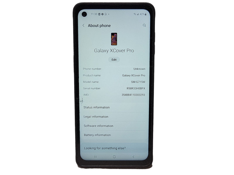Samsung Galaxy XCover Pro 64GB (SM-G715W) READ $