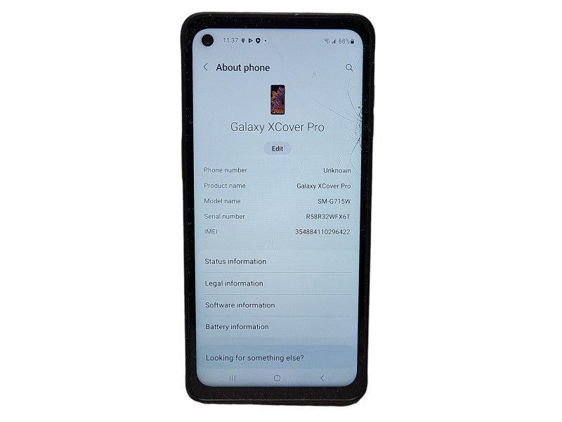 Samsung Galaxy XCover Pro 64GB (SM-G715W) READ $