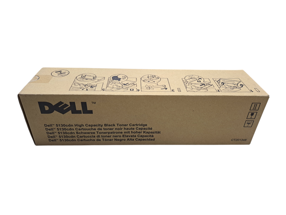 Genuine Dell 5130cdn High Capacity Black Toner Cartridge CT201348