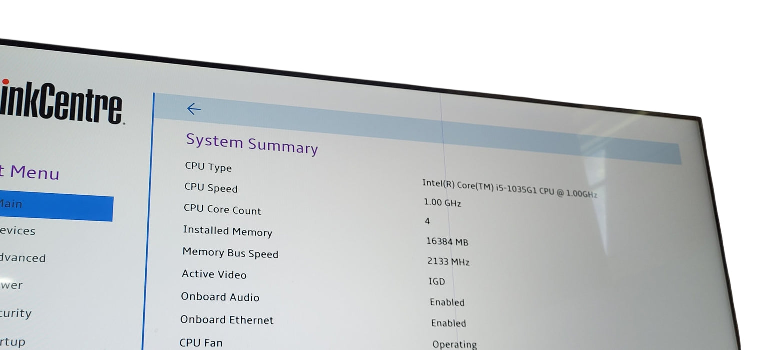 Lenovo ThinkCentre M605 i5-1035G1 CPU | 16GB RAM | 256GB NVME | W/ AC