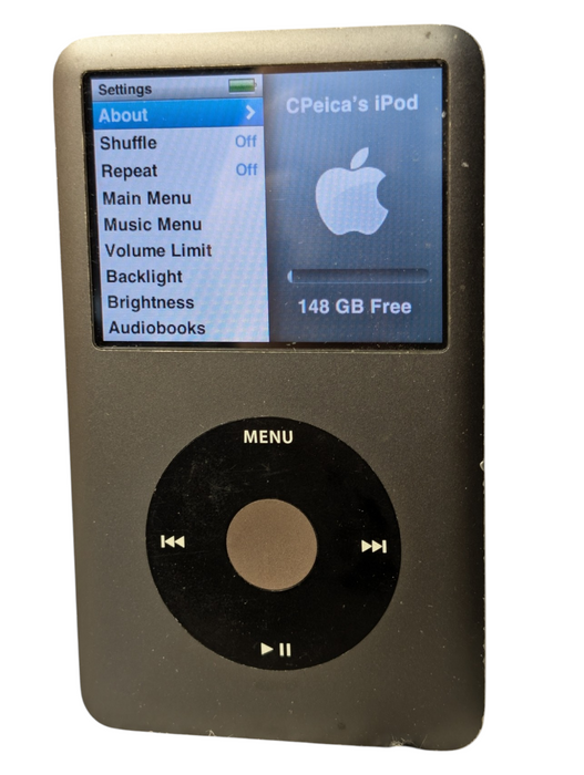 Apple iPod Classic A1238 2008 Click Wheel 160GB Storage