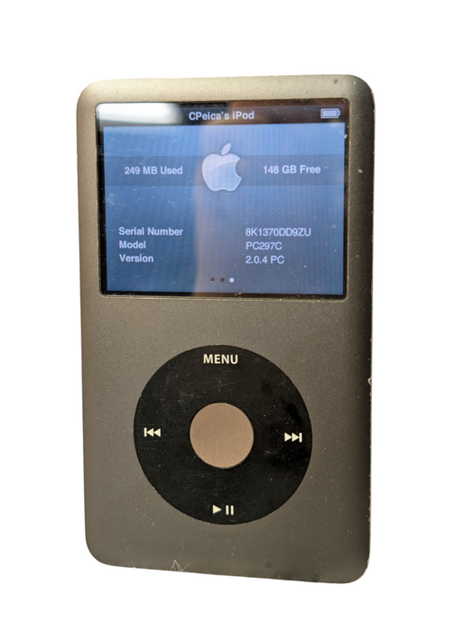 Apple iPod Classic A1238 2008 Click Wheel 160GB Storage
