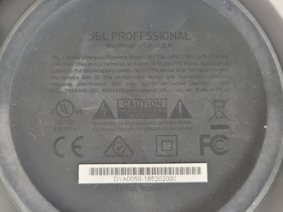 JBL professional Master Monitor and Extension Monitor 1 Series 104 reference mon