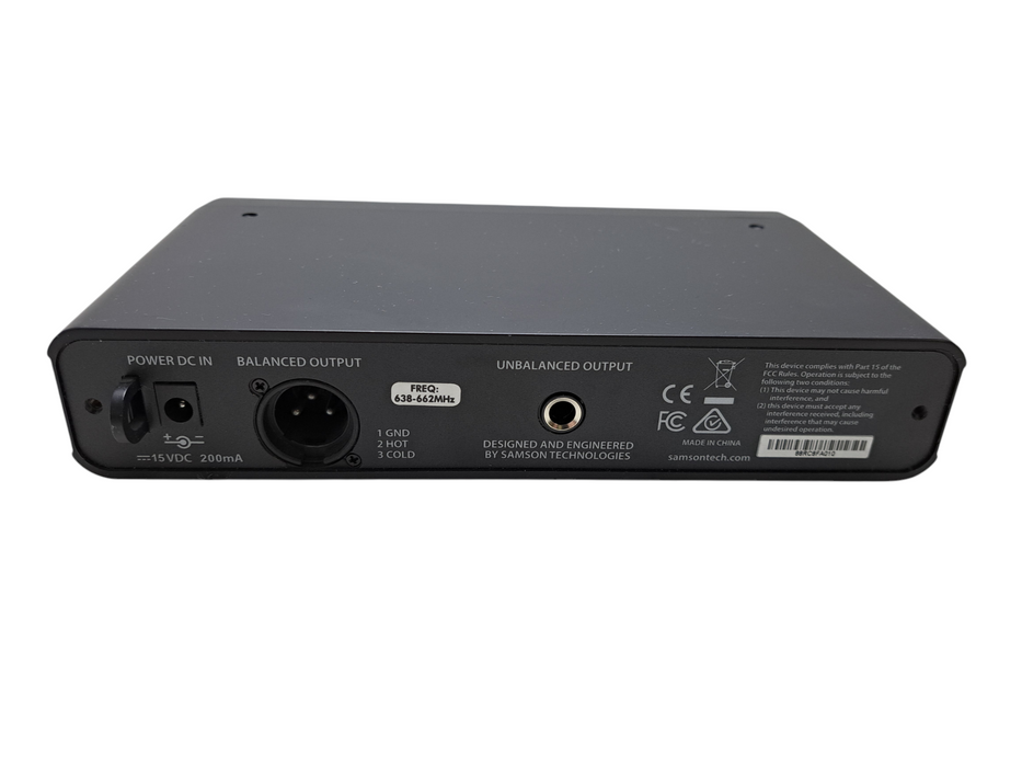 Samson CR88 UHF Wireless Receiver 638-622MHz (Unit Only)