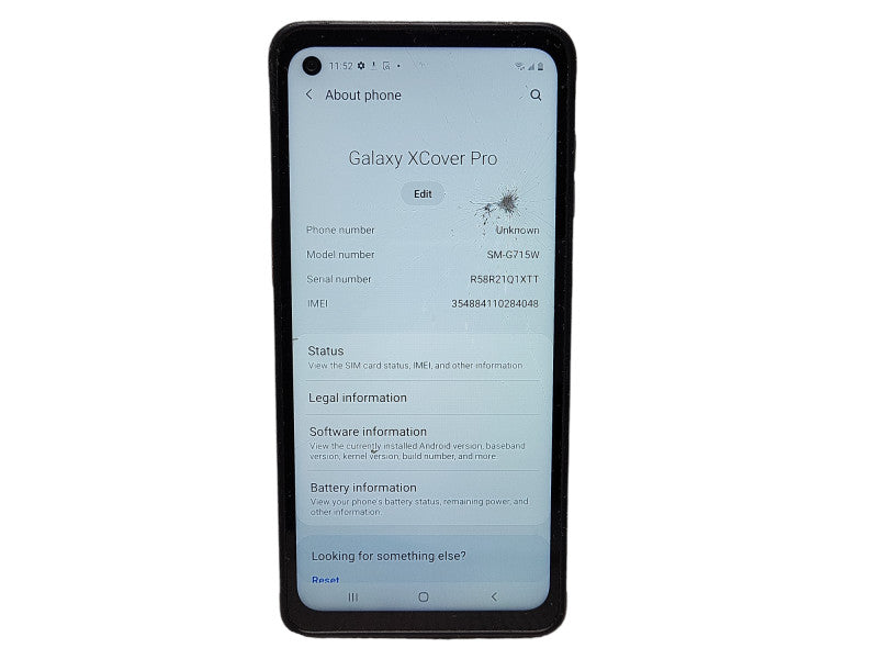 Samsung Galaxy XCover Pro 64GB (SM-G715W) READ $