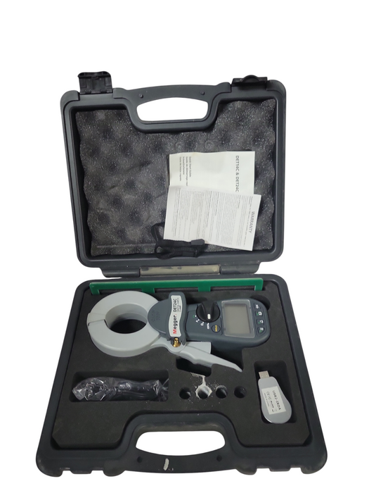 MEGGER EARTH TESTER DET24C DIGITAL CLAMP RESISTANCE METER, READ