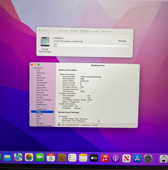 Apple MacBook Pro 15" 2017 i7-7820HQ Radeon Pro 560GPU 16GB RAM 512GB SSD READ!