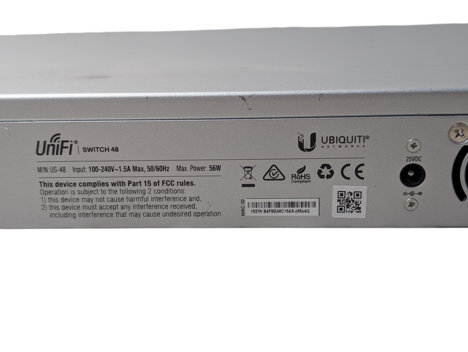 Ubiquiti Unifi Switch 48 US-48 48 Port Gigabit Smart Switch with SFP+
