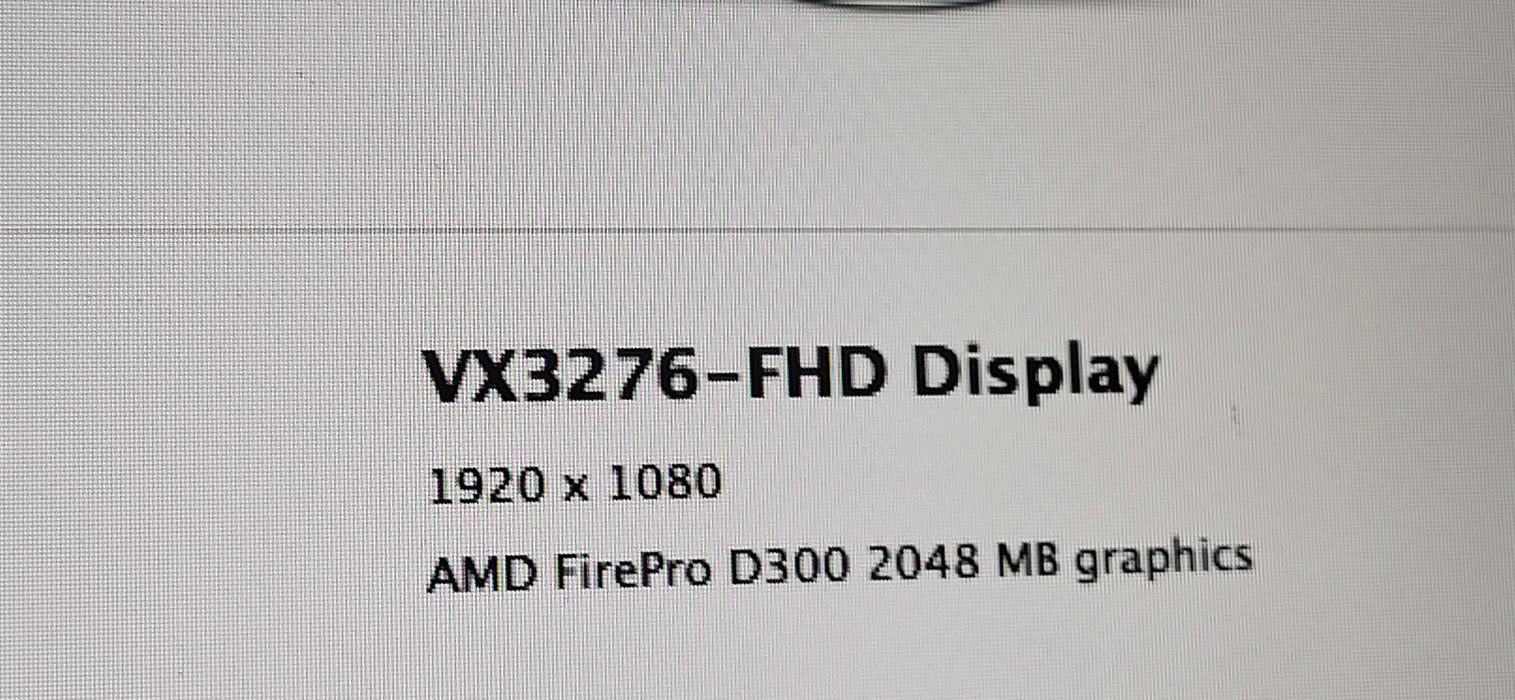 Mac Pro A1481 Xeon E5-1620 V2 CPU |12GB DDR3 RAM|256GB NVME|AMD FirePro D300 GPU