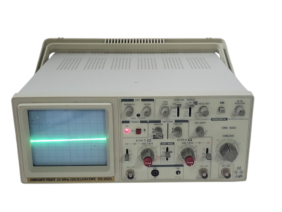 Circuit-Test 25MHz OSCILLOSCOPE OS-2025, READ