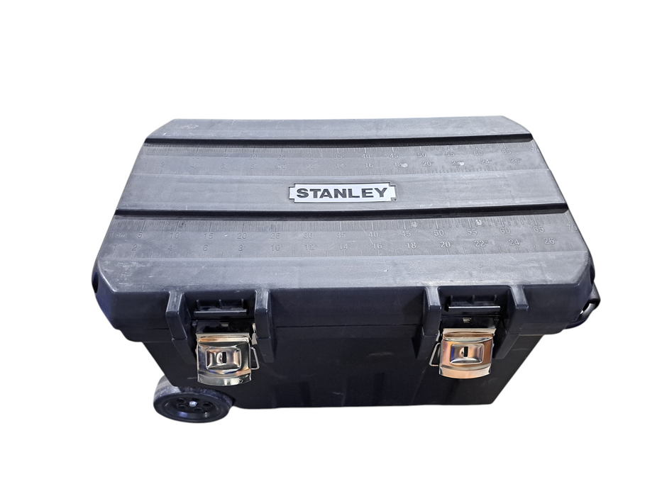 STANLEY 24 Gallon Mobile Rolling Tool Chest w/ Extendable Handle and Lock
