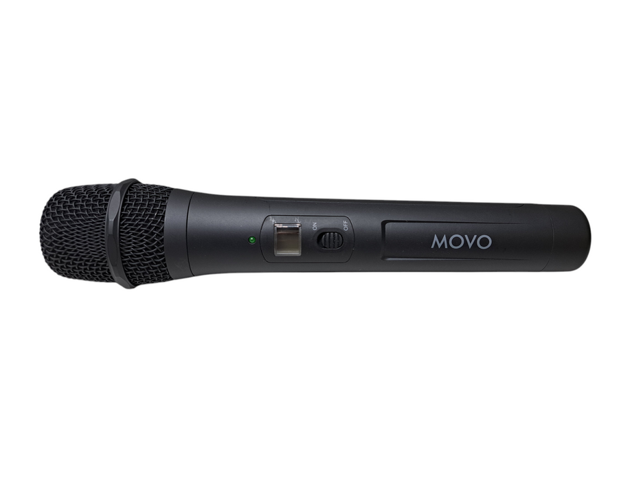 Movo WMX-20 TH Handheld Wireless Microphone with Built-in Transmitter
