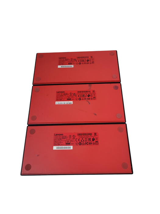 Lot of 3x Lenovo ThinkPad USB-C Dock Gen2 40AS docking stations