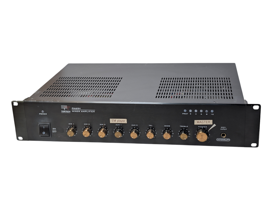 Tortech PA65V PA Mixer / Amplifier 4-16 Ohm 70V 100V
