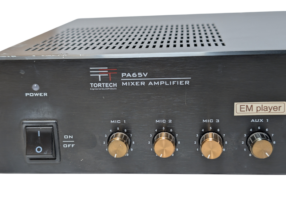 Tortech PA65V PA Mixer / Amplifier 4-16 Ohm 70V 100V