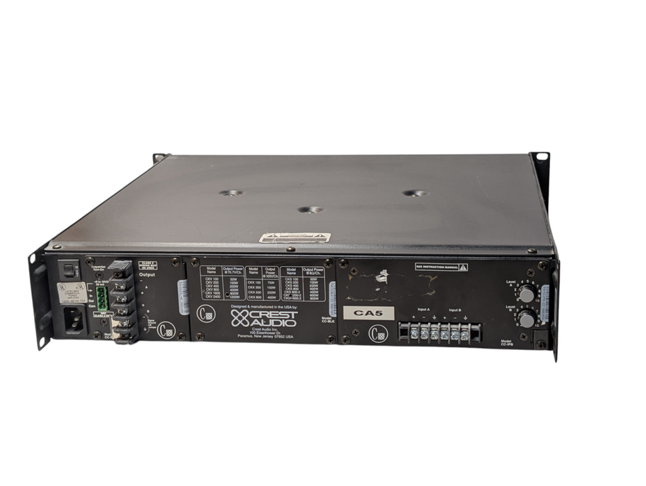 CREST Audio CKS 400 Professional Audio Power Amplifier