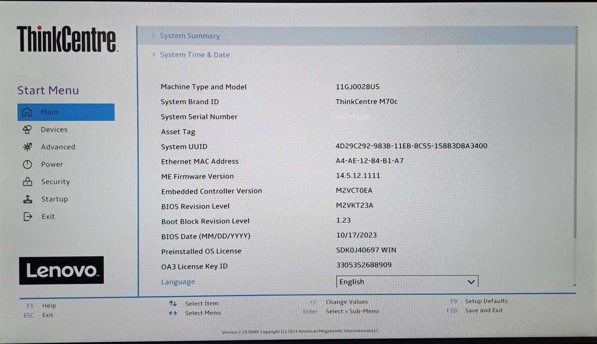 Lenovo ThinkCentre M70c | Intel Core i5-10400, 16GB DDR4, 256GB NVMe