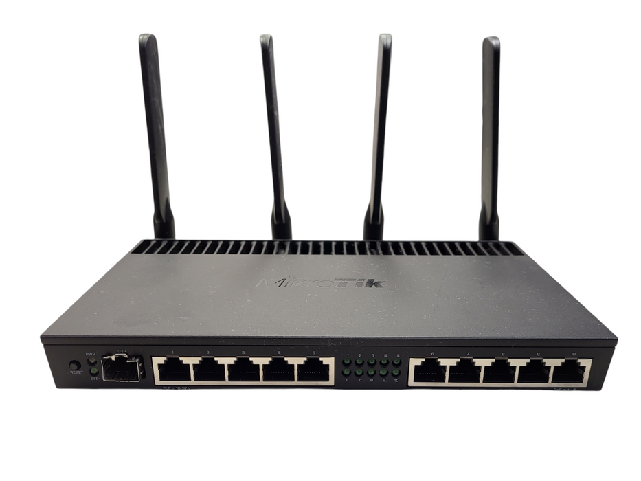 MikroTik RB4011iGS+5HacQ2HnD-IN 10-Port Gigabit Router WiFi AC SFP+ PoE