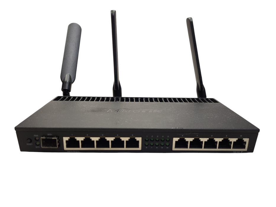 MikroTik RB4011iGS+5HacQ2HnD-IN 10-Port Gigabit Router WiFi AC SFP+ PoE