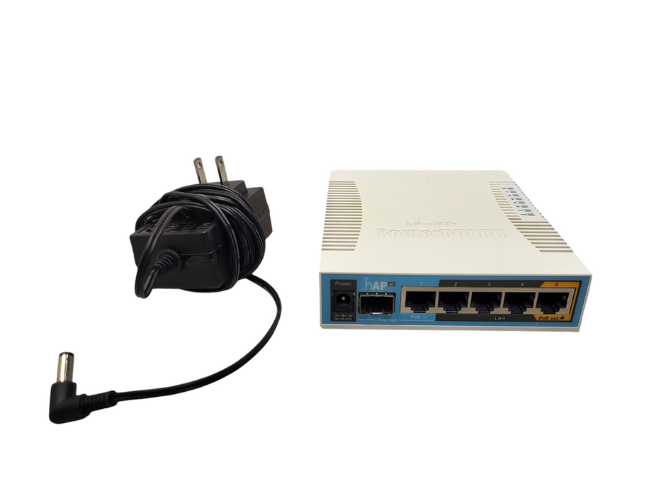 MikroTik New hAP ac RB962UiGS-5HacT2HnT Dual Band 3x3 802.11n/ac Access Point