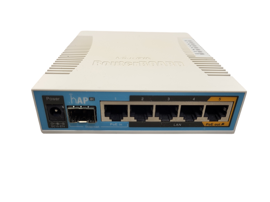 MikroTik New hAP ac RB962UiGS-5HacT2HnT Dual Band 3x3 802.11n/ac Access Point