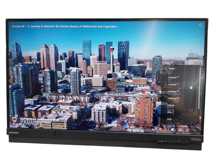 Lenovo 27" LCD Monitor LED Backlit 4K ThinkVision Model: X1A ( No Stand )