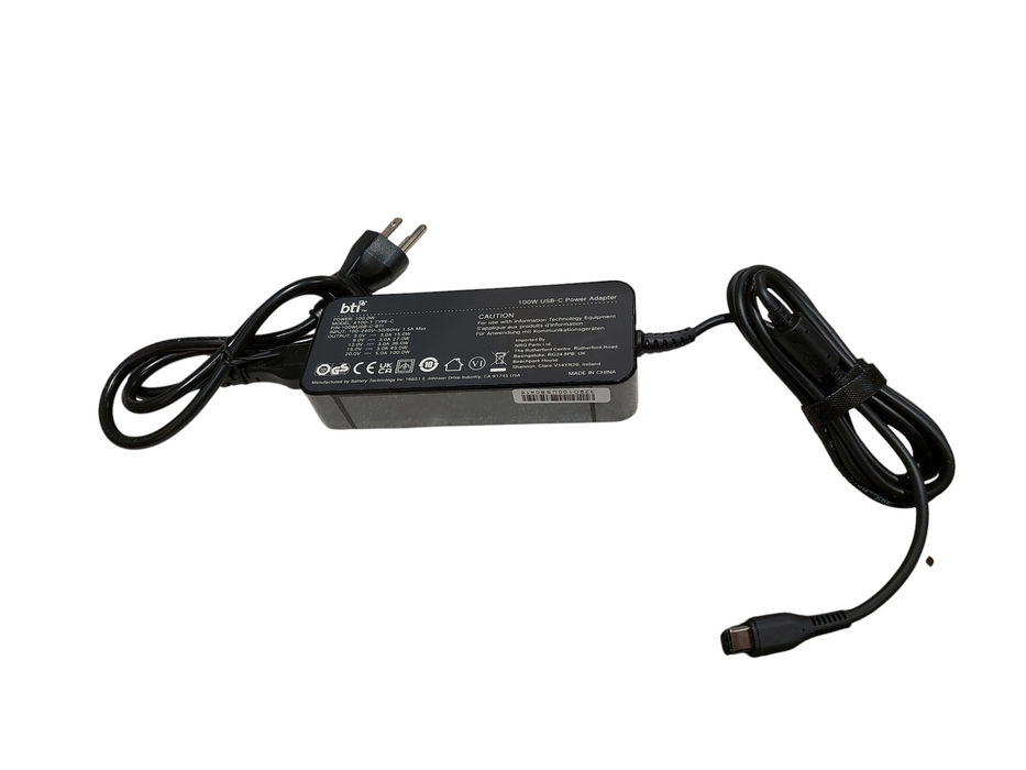 BTI 100Watt USB C Type Power Adapter Model: 492-BCBK-BTI AC ADAPTER
