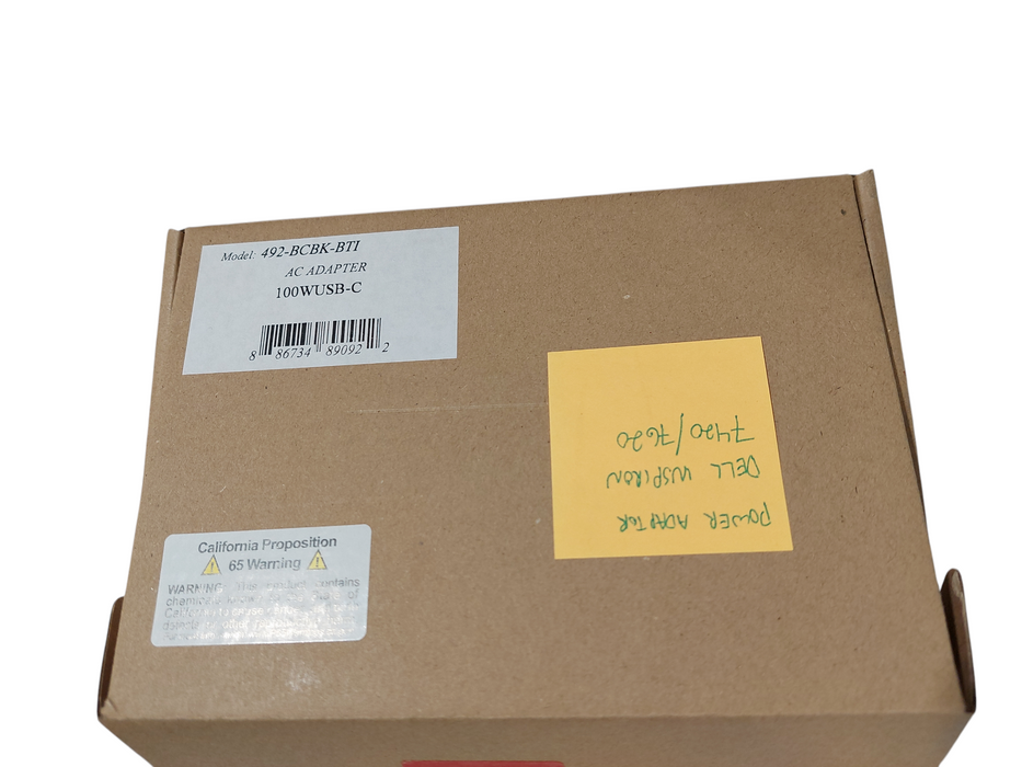 BTI 100Watt USB C Type Power Adapter Model: 492-BCBK-BTI AC ADAPTER