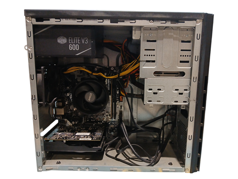Custom PC w/ ASRock B450m-HDV R4.0 Ryzen 3 3300X 8GB RAM GTX 750Ti No HDD *READ*