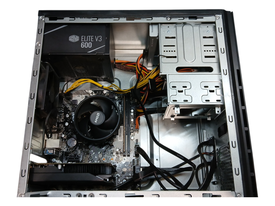 Custom PC w/ ASRock B450m-HDV R4.0 Ryzen 3 3300X 8GB RAM GTX 750Ti No HDD *READ*