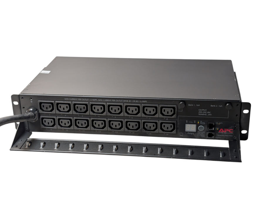 APC AP7911A Switched & Metered Rack PDU 200-240V NEMA L6-30P