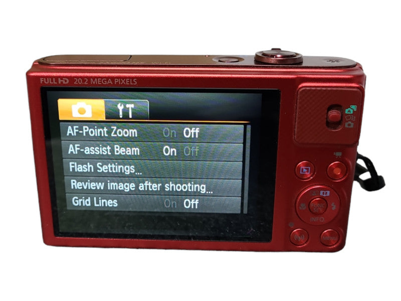 Canon PowerShot SX620 HS Red Compact Digital Camera w/ Battery & 4GB SD Card